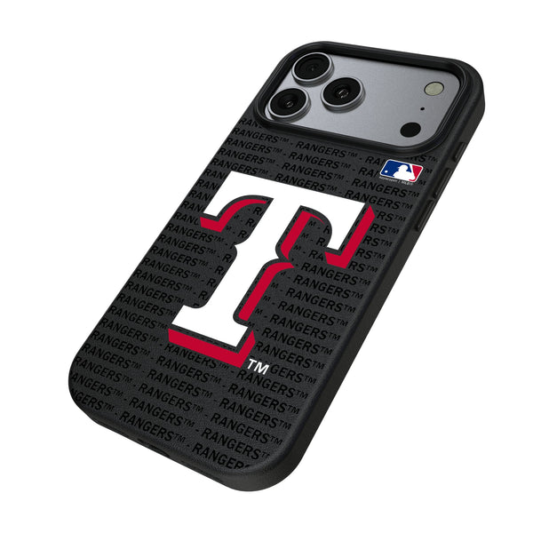 Texas Rangers Text Backdrop iPhone MagSafe Compatible Phone Case for Apple iPhone Iso.Jpg