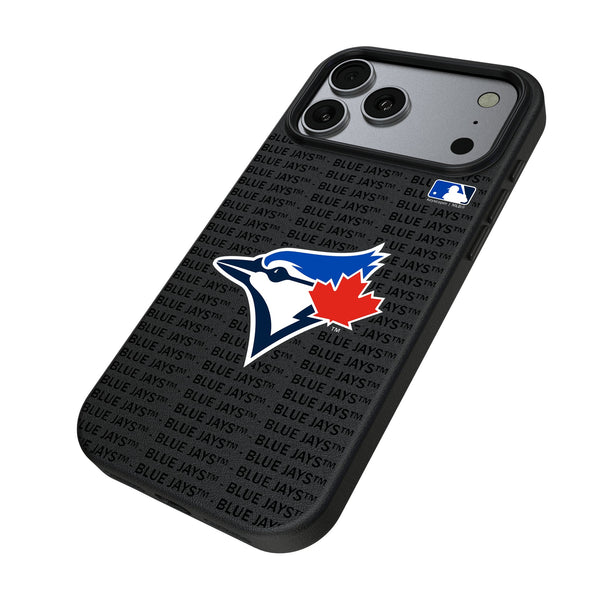 Toronto Blue Jays Text Backdrop iPhone MagSafe Compatible Phone Case for Apple iPhone Iso.Jpg