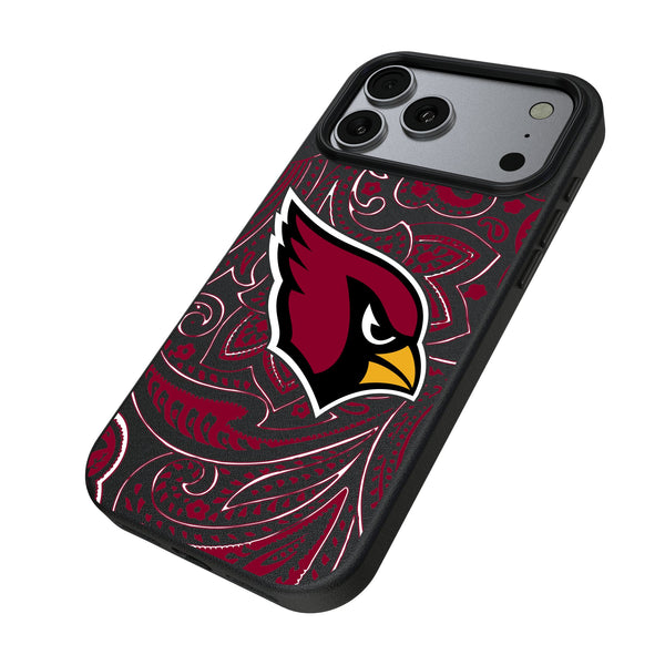 Arizona Cardinals Paisley iPhone MagSafe Compatible Phone Case for Apple iPhone Iso.Jpg