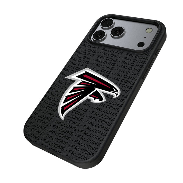 Atlanta Falcons Text Backdrop iPhone MagSafe Compatible Phone Case for Apple iPhone Iso.Jpg