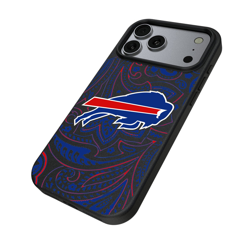 Buffalo Bills Paisley iPhone MagSafe Compatible Phone Case for Apple iPhone Iso.Jpg