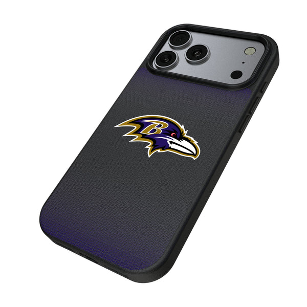 Baltimore Ravens Linen iPhone MagSafe Compatible Phone Case for Apple iPhone Iso.Jpg