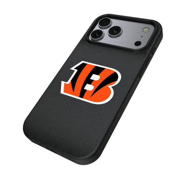 Cincinnati Bengals Linen iPhone MagSafe Compatible Phone Case for Apple iPhone Iso.Jpg
