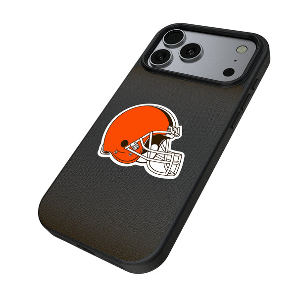 Cleveland Browns Linen iPhone MagSafe Compatible Phone Case for Apple iPhone Iso.Jpg
