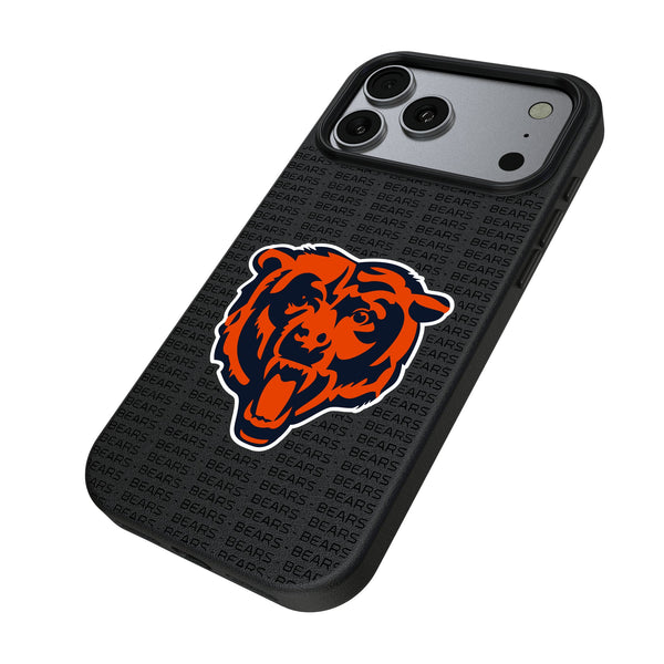 Chicago Bears Text Backdrop iPhone MagSafe Compatible Phone Case for Apple iPhone Iso.Jpg