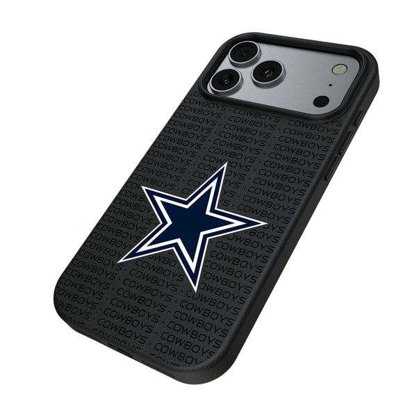 Dallas Cowboys Text Backdrop iPhone MagSafe Compatible Phone Case for Apple iPhone Iso.Jpg