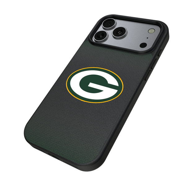 Green Bay Packers Linen iPhone MagSafe Compatible Phone Case for Apple iPhone Iso.Jpg