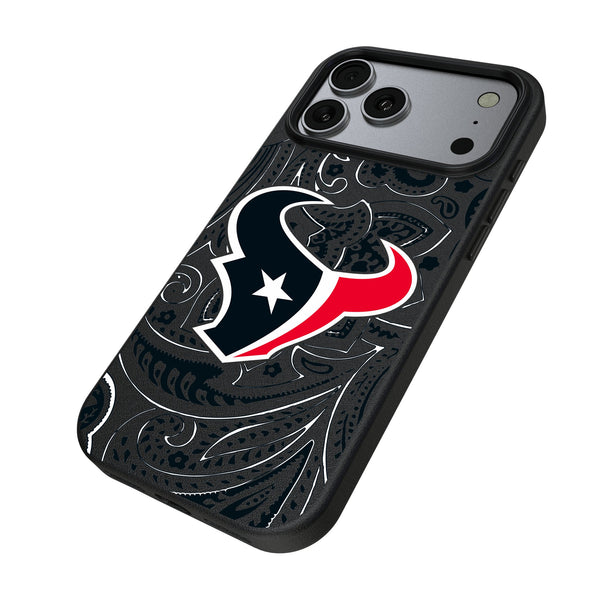 Houston Texans Paisley iPhone MagSafe Compatible Phone Case for Apple iPhone Iso.Jpg