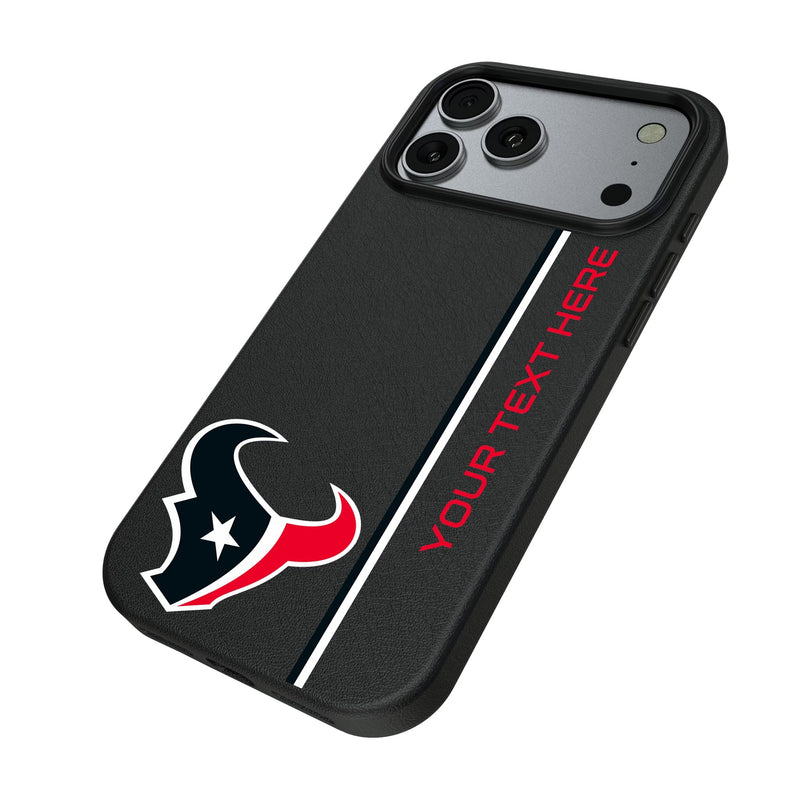 Houston Texans Personalized Sidebard iPhone MagSafe Compatible Phone Case for Apple iPhone Iso.Jpg