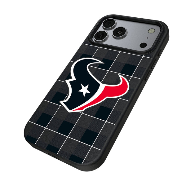 Houston Texans Plaid iPhone MagSafe Compatible Phone Case for Apple iPhone Iso.Jpg