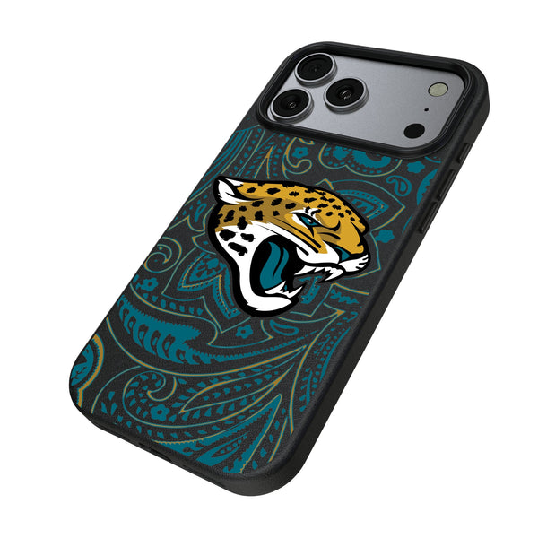 Jacksonville Jaguars Paisley iPhone MagSafe Compatible Phone Case for Apple iPhone Iso.Jpg