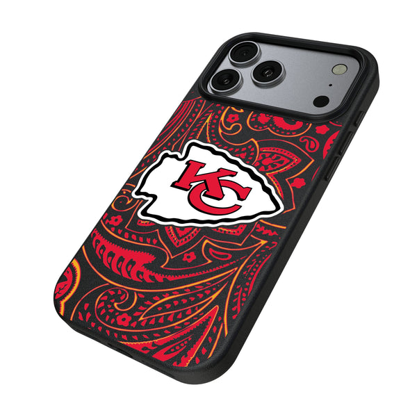 Kansas City Chiefs Paisley iPhone MagSafe Compatible Phone Case for Apple iPhone Iso.Jpg