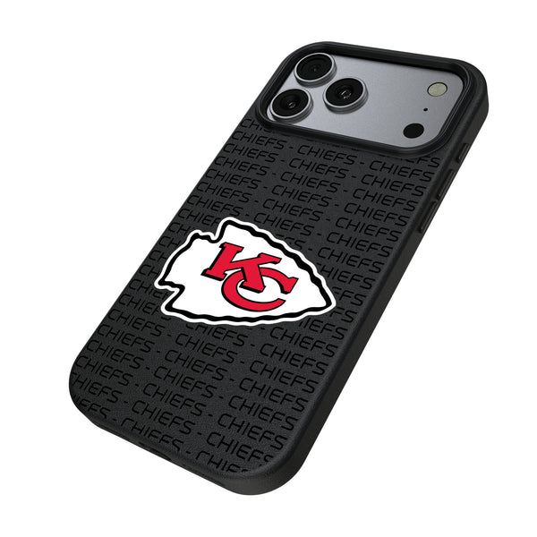 Kansas City Chiefs Text Backdrop iPhone MagSafe Compatible Phone Case for Apple iPhone Iso.Jpg
