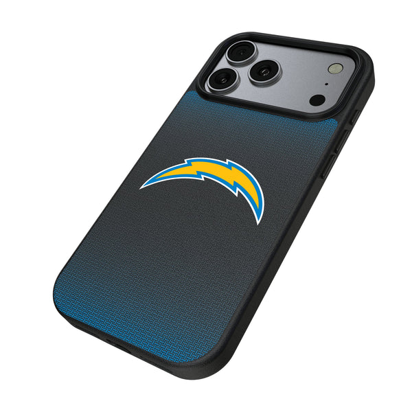 Los Angeles Chargers Linen iPhone MagSafe Compatible Phone Case for Apple iPhone Iso.Jpg