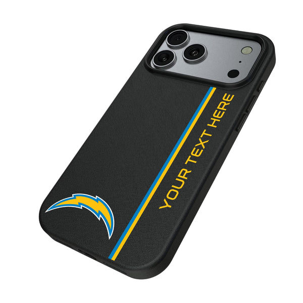 Los Angeles Chargers Personalized Sidebard iPhone MagSafe Compatible Phone Case for Apple iPhone Iso.Jpg