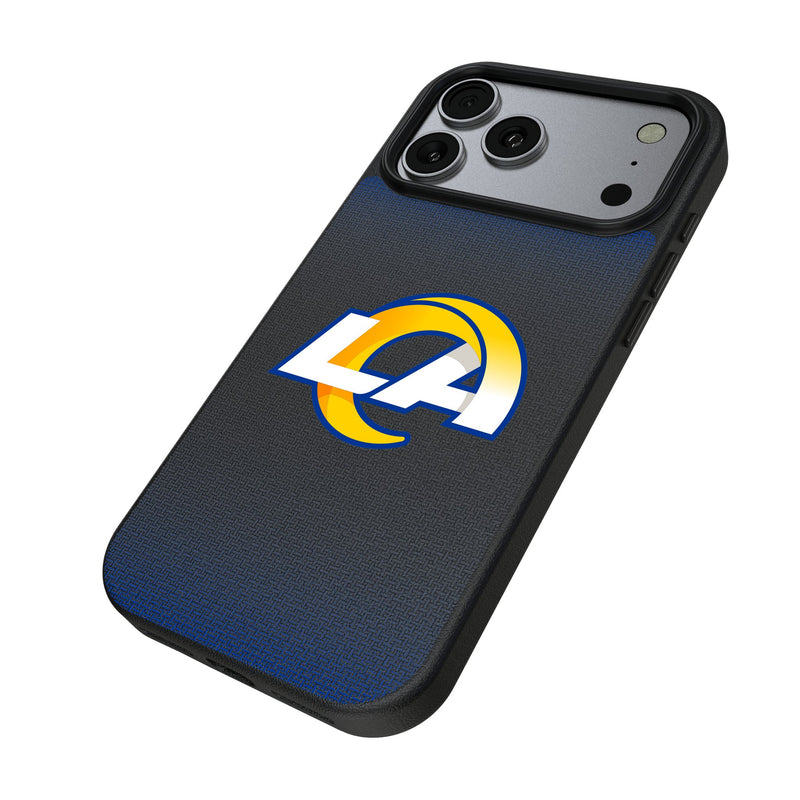 Los Angeles Rams Linen iPhone MagSafe Compatible Phone Case for Apple iPhone Iso.Jpg