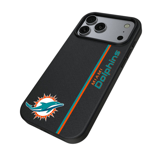 Miami Dolphins Sidebar iPhone MagSafe Compatible Phone Case for Apple iPhone Iso.Jpg