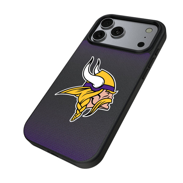Minnesota Vikings Linen iPhone MagSafe Compatible Phone Case for Apple iPhone Iso.Jpg