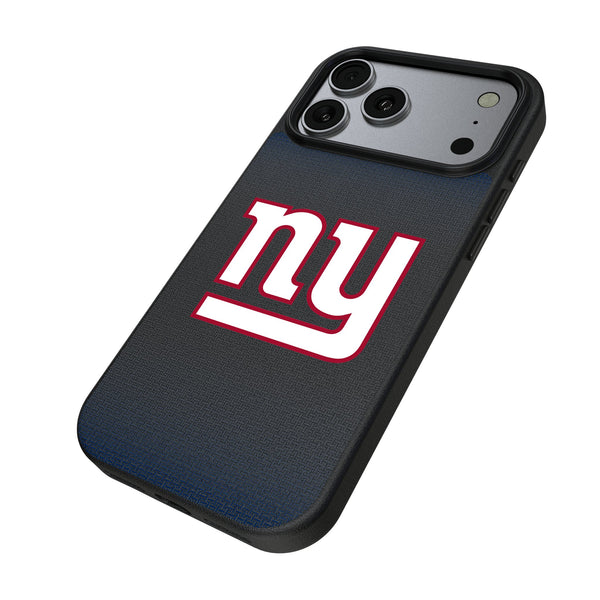 New York Giants Linen iPhone MagSafe Compatible Phone Case for Apple iPhone Iso.Jpg