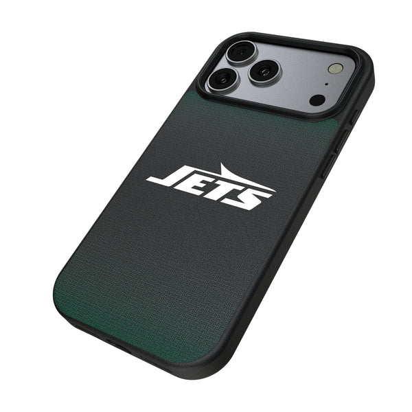 New York Jets Linen iPhone MagSafe Compatible Phone Case for Apple iPhone Iso.Jpg