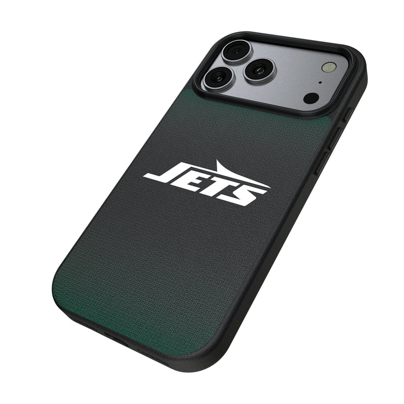 New York Jets Linen iPhone MagSafe Compatible Phone Case for Apple iPhone Iso.Jpg