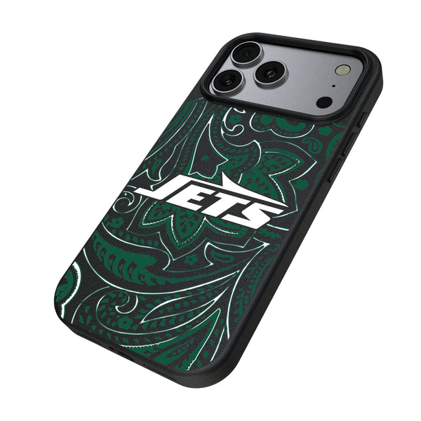 New York Jets Paisley iPhone MagSafe Compatible Phone Case for Apple iPhone Iso.Jpg
