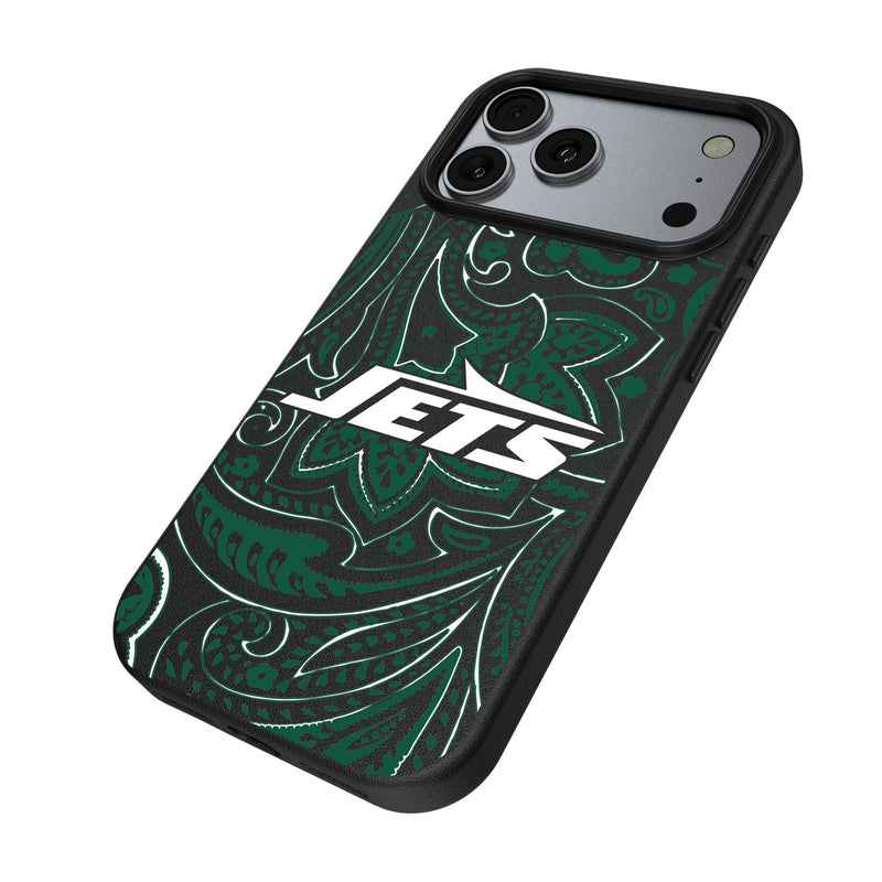 New York Jets Paisley iPhone MagSafe Compatible Phone Case for Apple iPhone Iso.Jpg