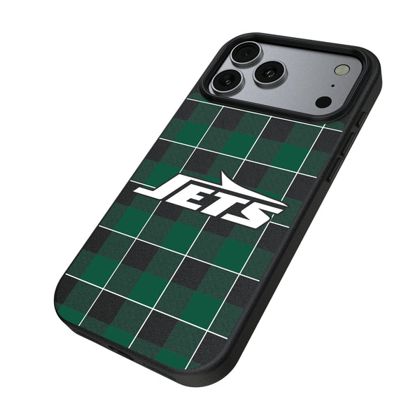 New York Jets Plaid iPhone MagSafe Compatible Phone Case for Apple iPhone Iso.Jpg