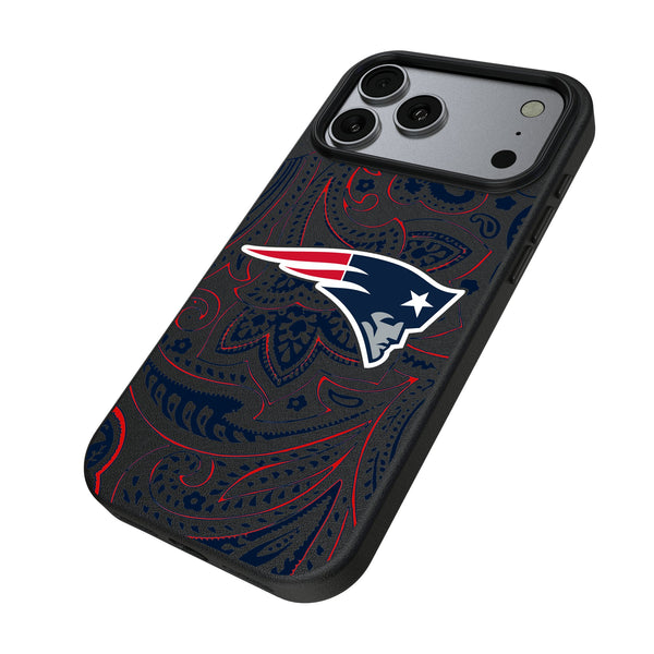 New England Patriots Paisley iPhone MagSafe Compatible Phone Case for Apple iPhone Iso.Jpg