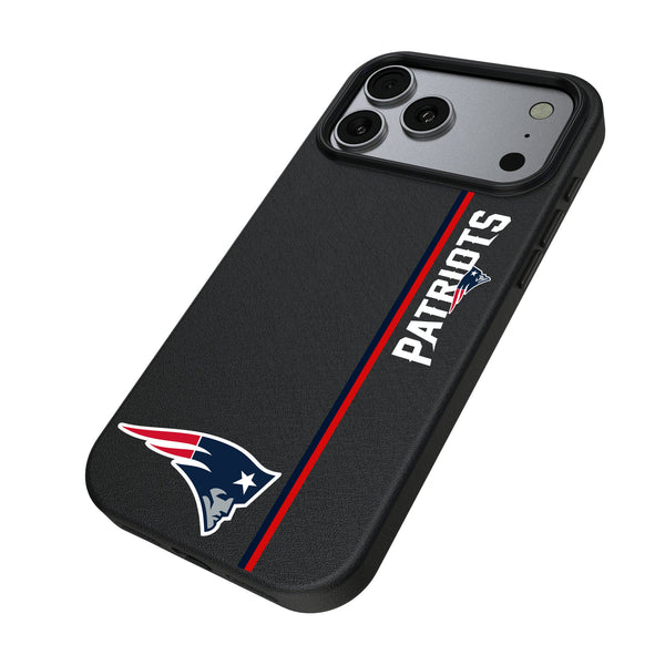 New England Patriots Sidebar iPhone MagSafe Compatible Phone Case for Apple iPhone Iso.Jpg