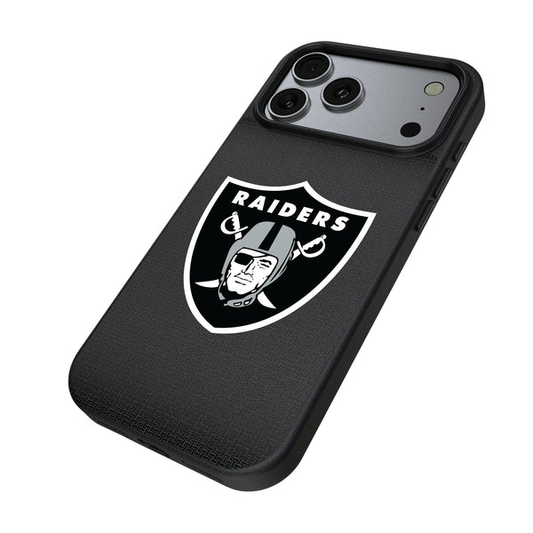 Las Vegas Raiders Linen iPhone MagSafe Compatible Phone Case for Apple iPhone Iso.Jpg