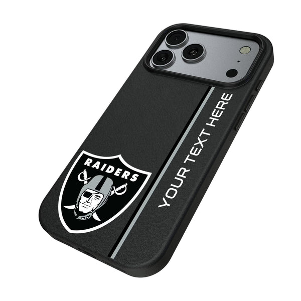 Las Vegas Raiders Personalized Sidebard iPhone MagSafe Compatible Phone Case for Apple iPhone Iso.Jpg