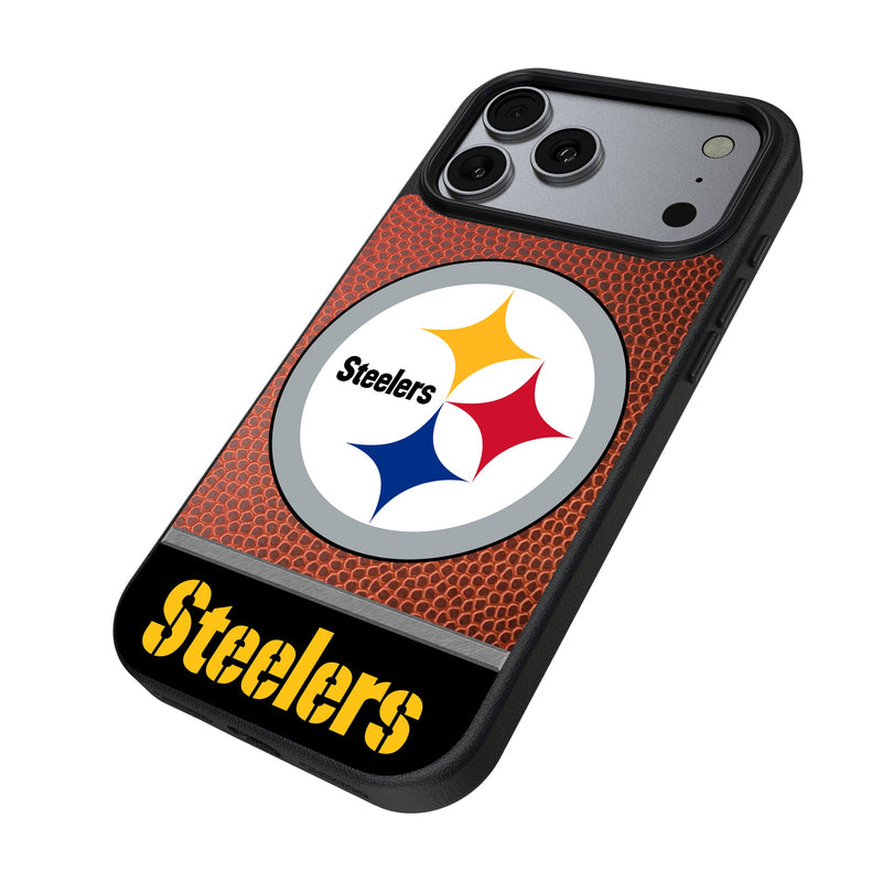 Pittsburgh Steelers Football Wordmark iPhone MagSafe Compatible Phone Case for Apple iPhone Iso.Jpg