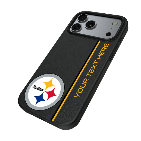 Pittsburgh Steelers Personalized Sidebard iPhone MagSafe Compatible Phone Case for Apple iPhone Iso.Jpg