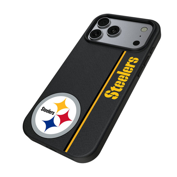 Pittsburgh Steelers Sidebar iPhone MagSafe Compatible Phone Case for Apple iPhone Iso.Jpg
