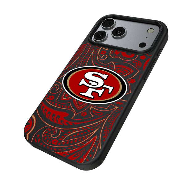 San Francisco 49ers Paisley iPhone MagSafe Compatible Phone Case for Apple iPhone Iso.Jpg