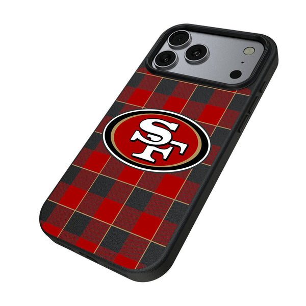 San Francisco 49ers Plaid iPhone MagSafe Compatible Phone Case for Apple iPhone Iso.Jpg