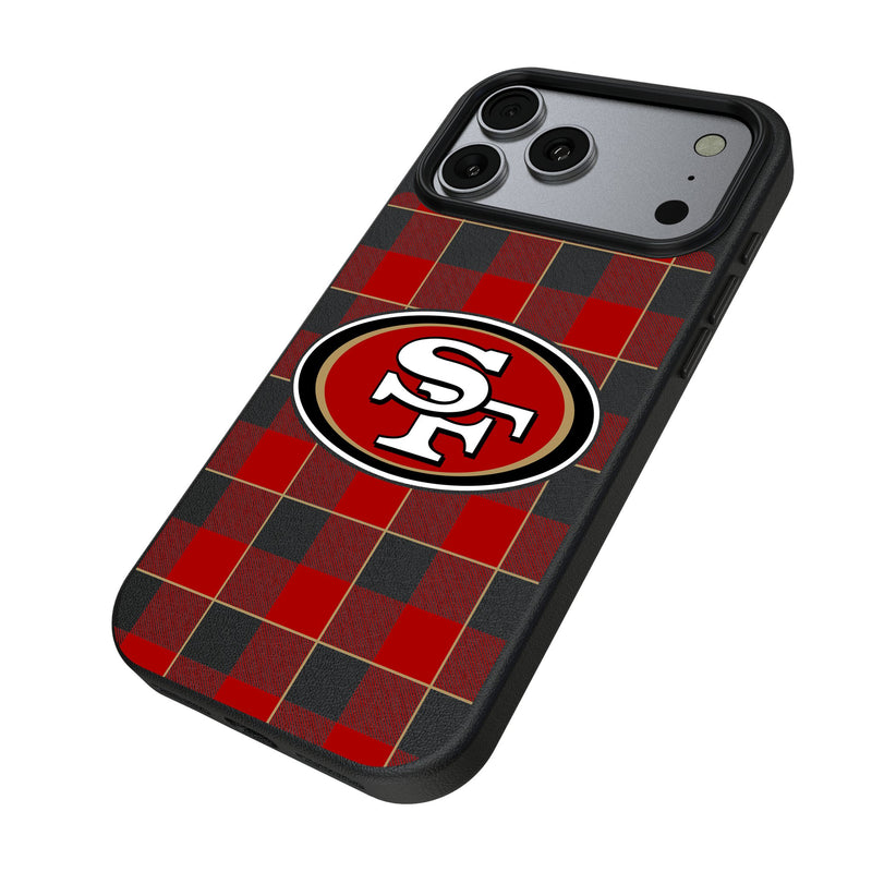 San Francisco 49ers Plaid iPhone MagSafe Compatible Phone Case for Apple iPhone Iso.Jpg