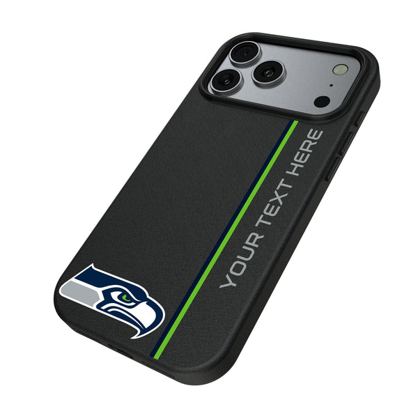 Seattle Seahawks Personalized Sidebard iPhone MagSafe Compatible Phone Case for Apple iPhone Iso.Jpg