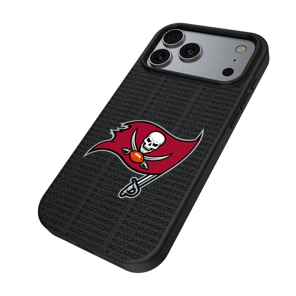 Tampa Bay Buccaneers Text Backdrop iPhone MagSafe Compatible Phone Case for Apple iPhone Iso.Jpg