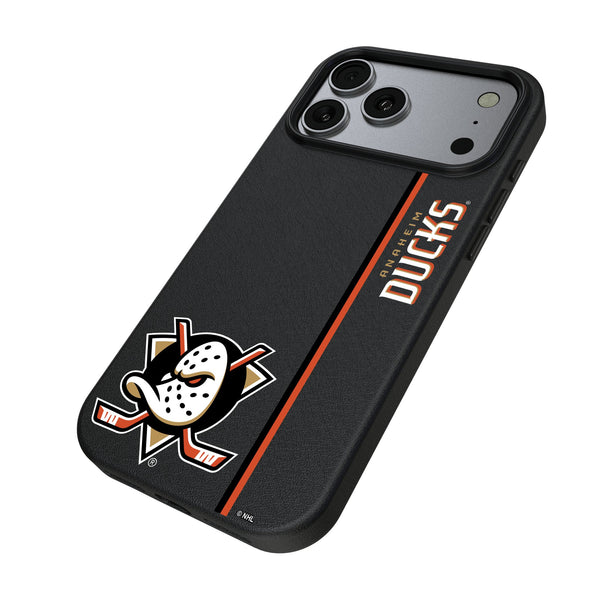 Anaheim Ducks Sidebar iPhone MagSafe Compatible Phone Case for Apple iPhone Iso.Jpg