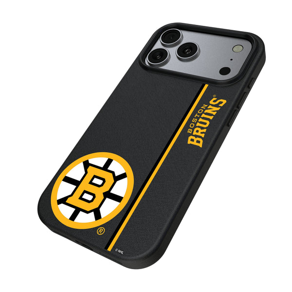 Boston Bruins Sidebar iPhone MagSafe Compatible Phone Case for Apple iPhone Iso.Jpg