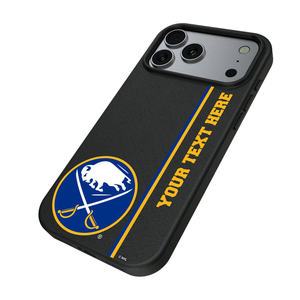 Buffalo Sabres Personalized Sidebard iPhone MagSafe Compatible Phone Case for Apple iPhone Iso.Jpg