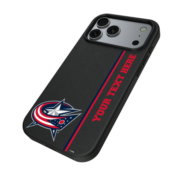 Columbus Blue Jackets Personalized Sidebard iPhone MagSafe Compatible Phone Case for Apple iPhone Iso.Jpg