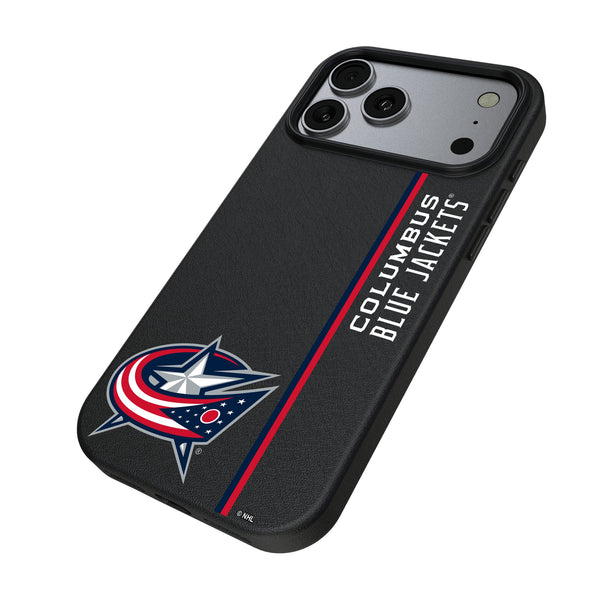 Columbus Blue Jackets Sidebar iPhone MagSafe Compatible Phone Case for Apple iPhone Iso.Jpg