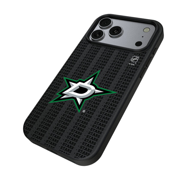 Dallas Stars Text Backdrop iPhone MagSafe Compatible Phone Case for Apple iPhone Iso.Jpg