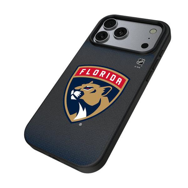 Florida Panthers Linen iPhone MagSafe Compatible Phone Case for Apple iPhone Iso.Jpg