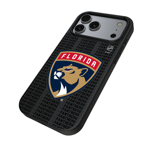 Florida Panthers Text Backdrop iPhone MagSafe Compatible Phone Case for Apple iPhone Iso.Jpg