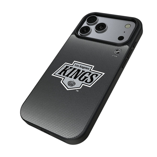 LA Kings Linen iPhone MagSafe Compatible Phone Case for Apple iPhone Iso.Jpg