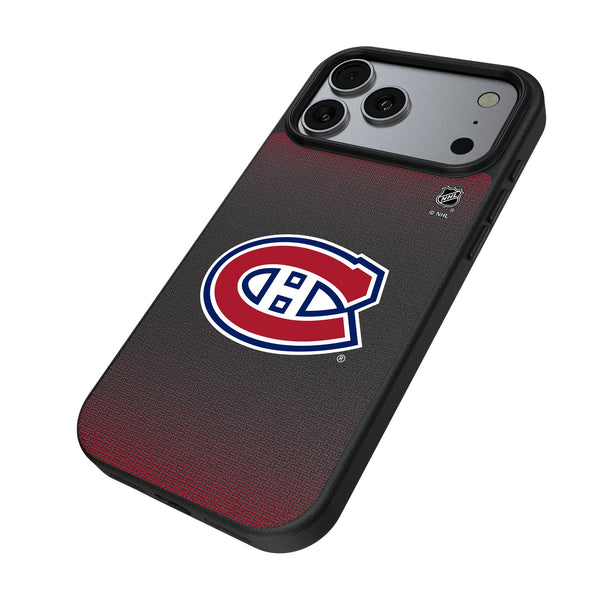 Montreal Canadiens Linen iPhone MagSafe Compatible Phone Case for Apple iPhone Iso.Jpg